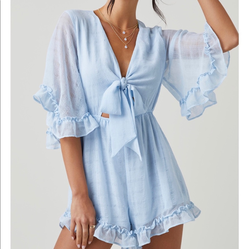 Francesca’s blue romper